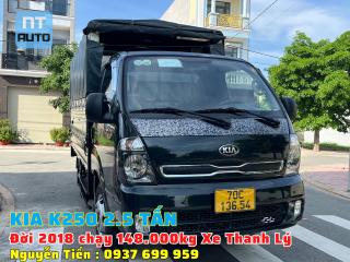 Xe Tải K250 Cũ Đời 2018 - Tải Trọng 2T5